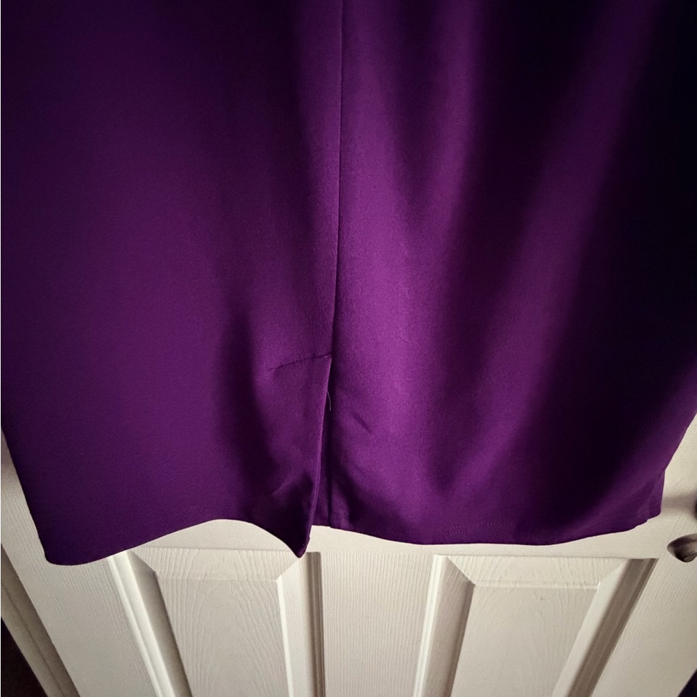 Chic Purple Ruffle Maxi Dress - Picture 6 of 7